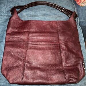 Clarks Burgundy Large Purse
